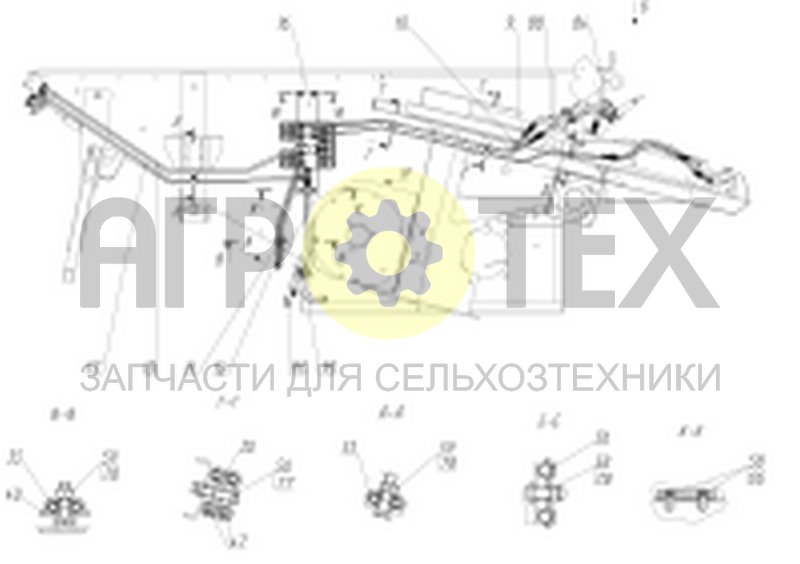 Гидрооборудование бункера (142.09.85.500) (№106 на схеме)